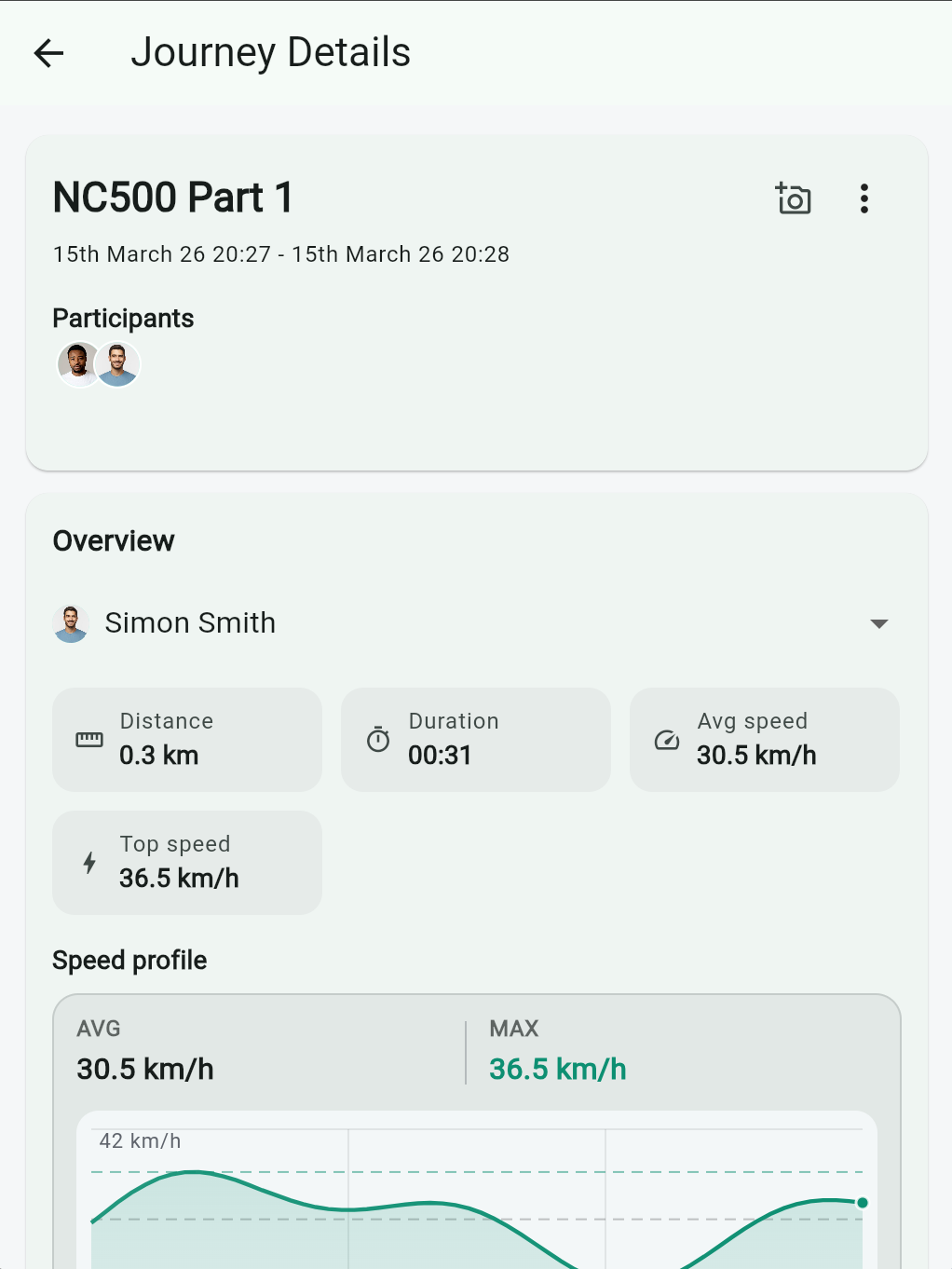 WayForge route builder screenshot